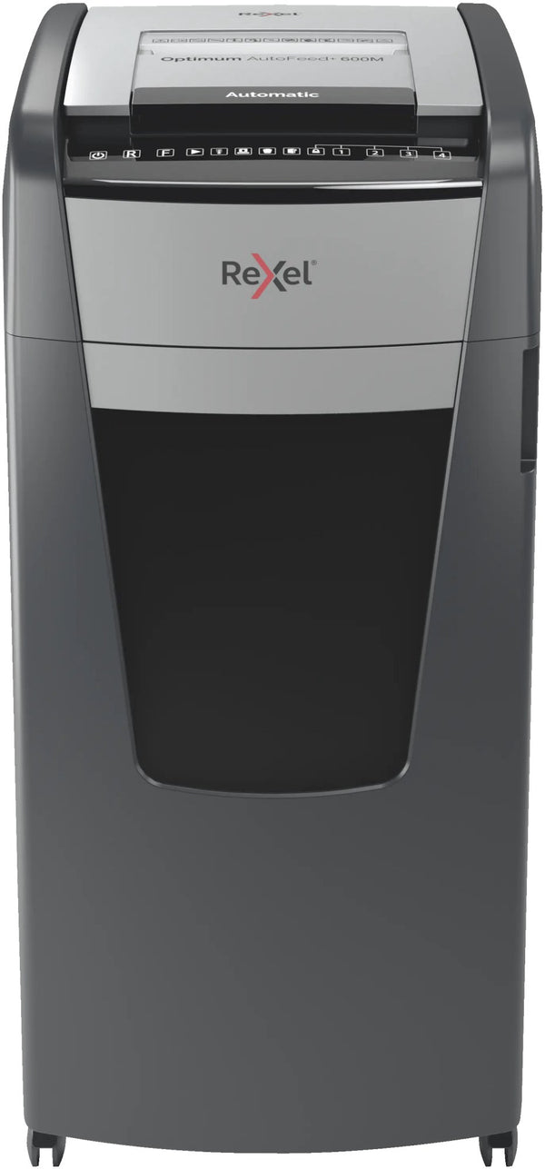 Destructeur de documents Rexel Optimum Auto+ 600X / 600M, broyeur de papier