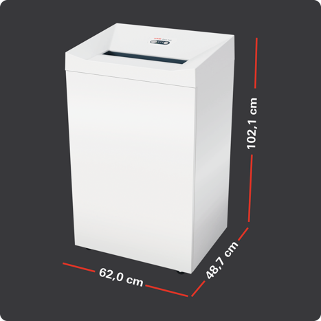 Dimensions du Pure 940 : 62 × 48,7 × 102,1 cm