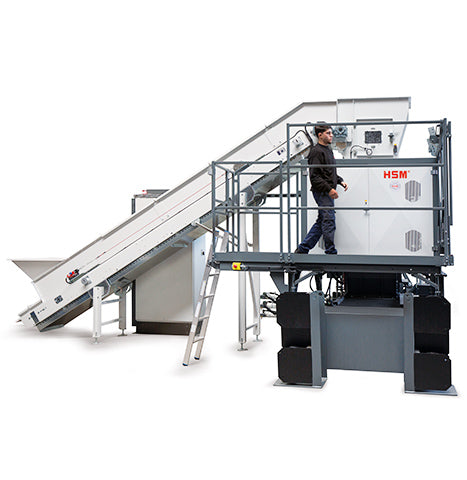 Destructeur industriel HSM DuoShredder 5750, broyeur de papier, vue 2