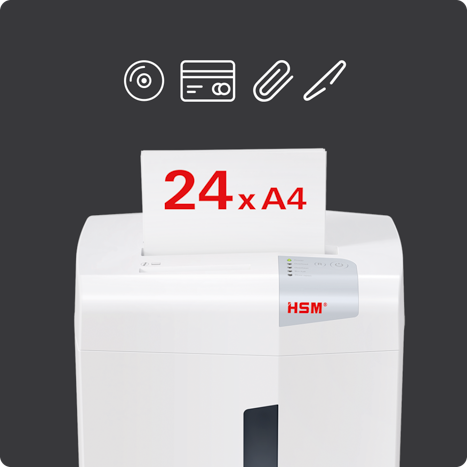 shredstar X24 : 24 feuilles par passage