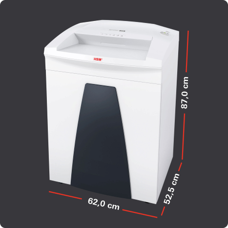 Dimensions du SECURIO B35 : 62 × 52,5 × 87 cm