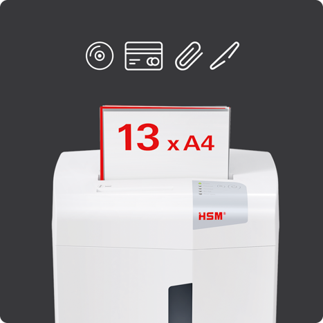 shredstar X13 : 13 feuilles par passage