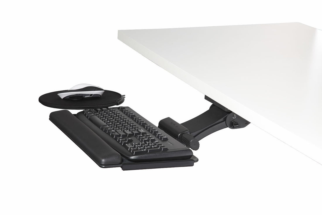 Support de clavier ergonomique Humanscale 6G et 6F, Réglable en hauteur (6G), Noir