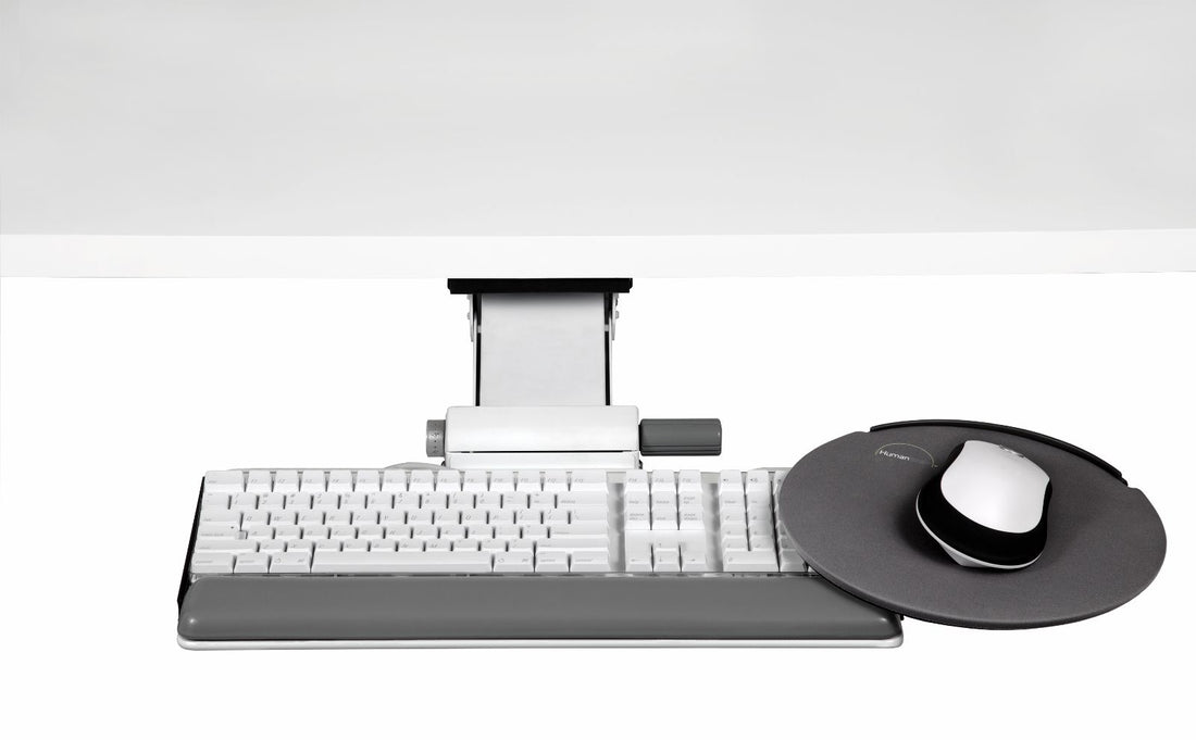 Support de clavier ergonomique Humanscale 6G et 6F, Réglable en hauteur (6G), Blanc