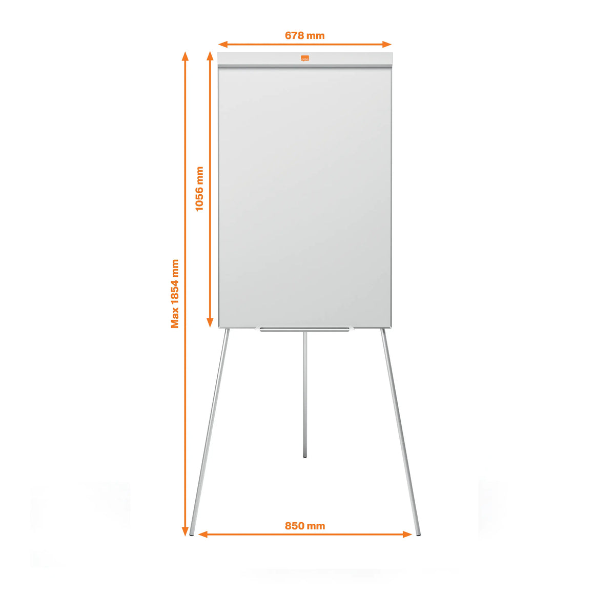 Chevalet à Trépied Acier Laqué Nano Clean - Standard 68*100 cm Nobo - GBC