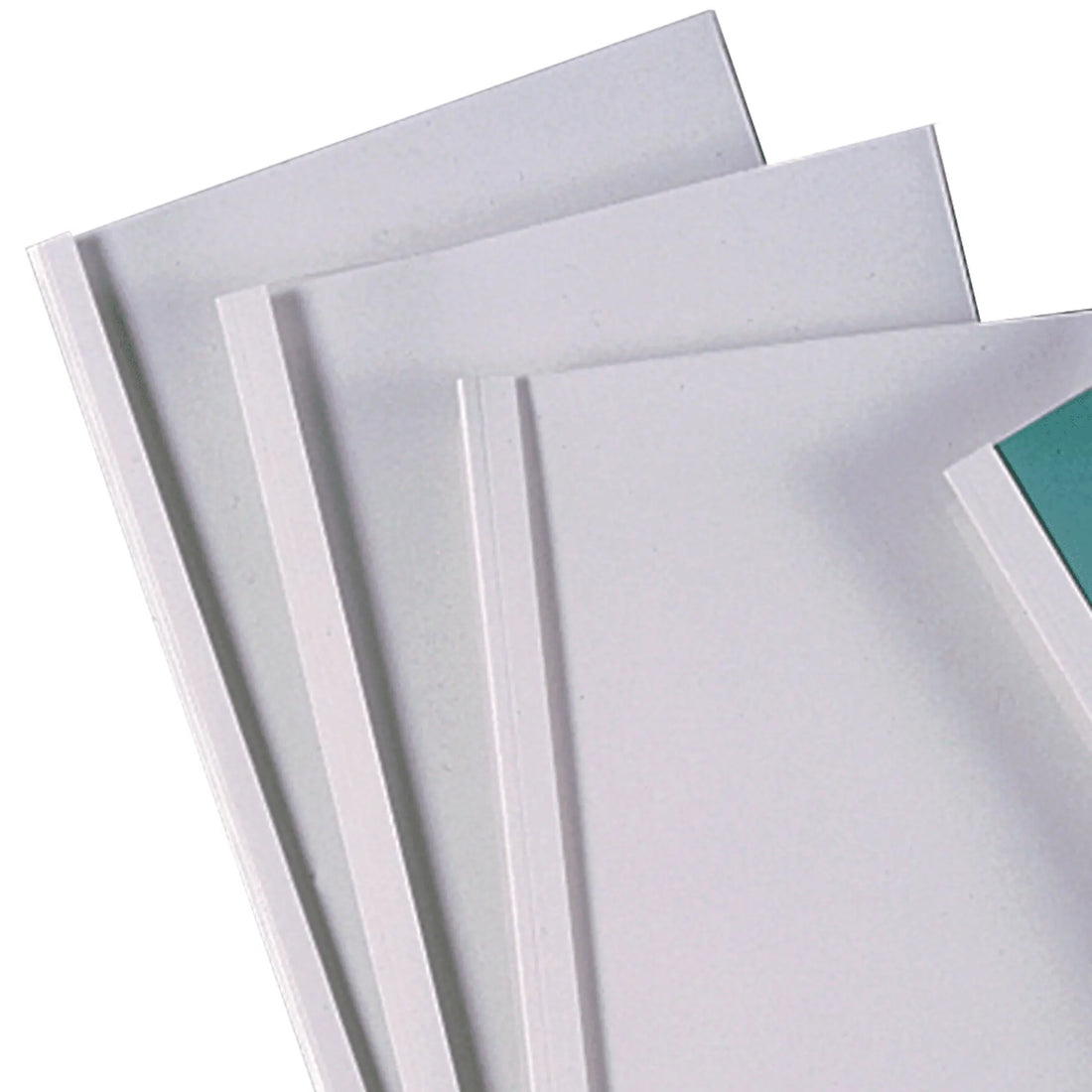 Tranches encollées blanches de couvertures thermiques GBC Standards