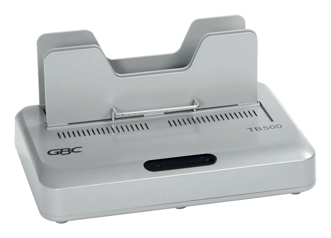 Thermorelieuse GBC TB500 vue de trois quarts