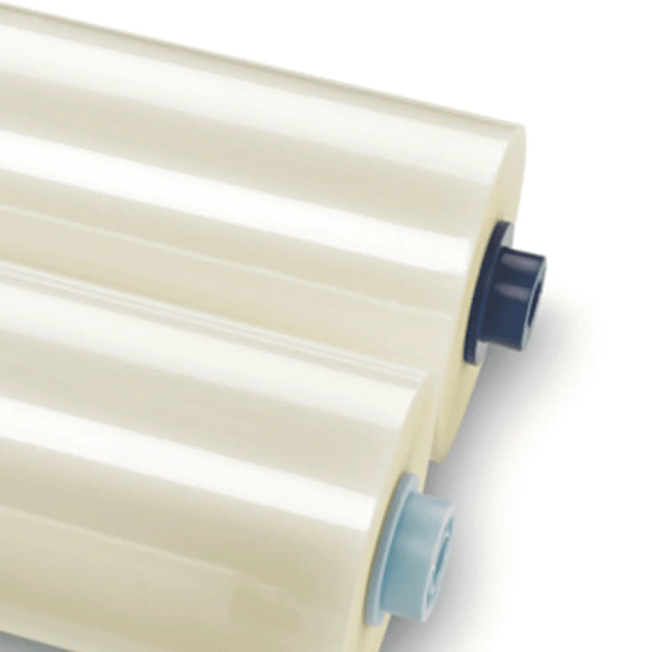 Détail des embouts de couleur d'un rouleau GBC EZload