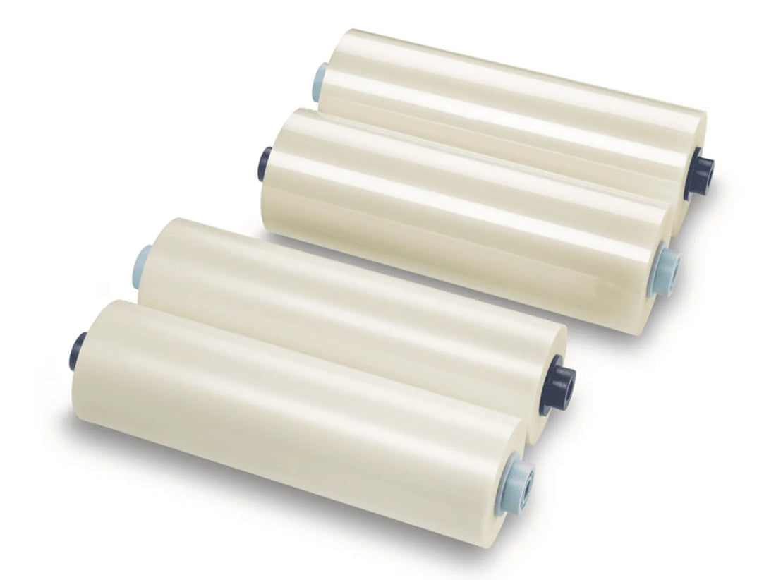 Rouleaux de film de plastification GBC EZload, embouts de couleur