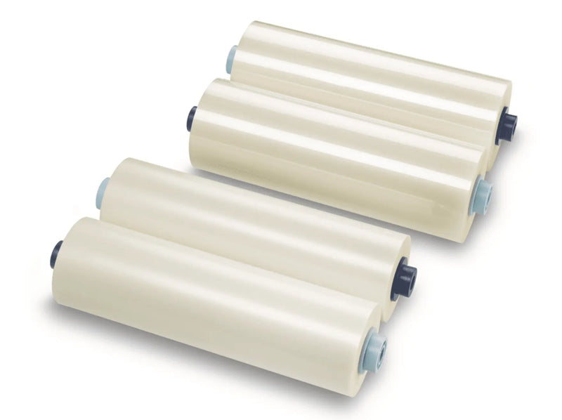 Rouleaux de film de plastification GBC EZload, embouts de couleur