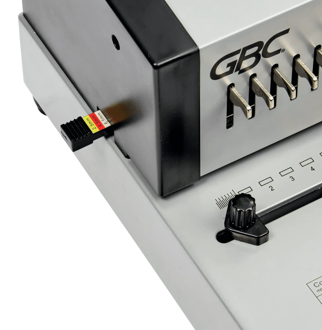 Bouton de réglage de la profondeur de marge de la GBC CB25E Pro