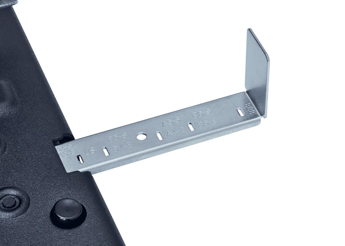 Rexel HD2300, réglette de guidage