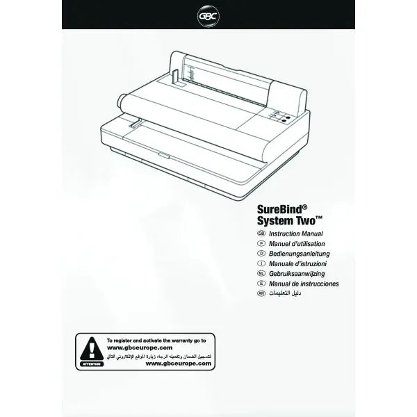 Perforelieuse SureBind System 2 - Reliure Sécurisée et Haute Capacité GBC