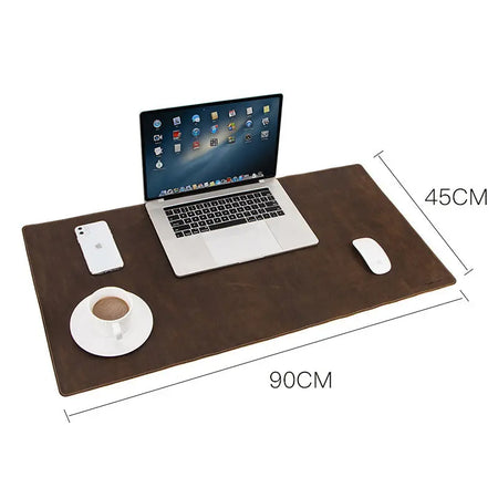 Tapis de Bureau en Cuir Extra Large Antidérapant pour Ordinateur Arboreal France - CJ