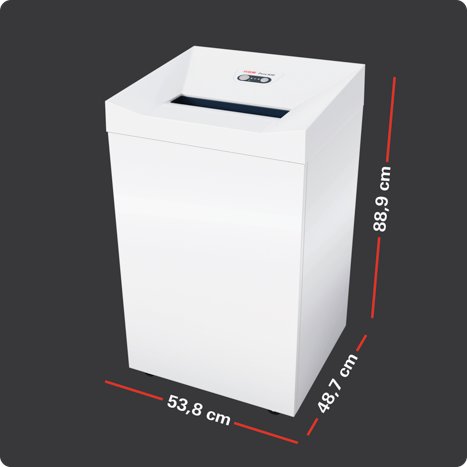 Dimensions du Pure 630 : 53,8 × 48,7 × 88,9 cm