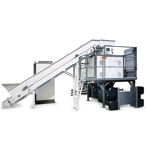 Destructeur industriel HSM DuoShredder 5750, broyeur de papier