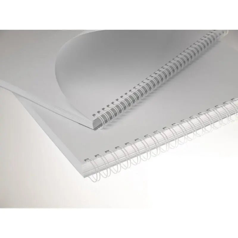 Document relié avec des anneaux métalliques 3:1 clairs
