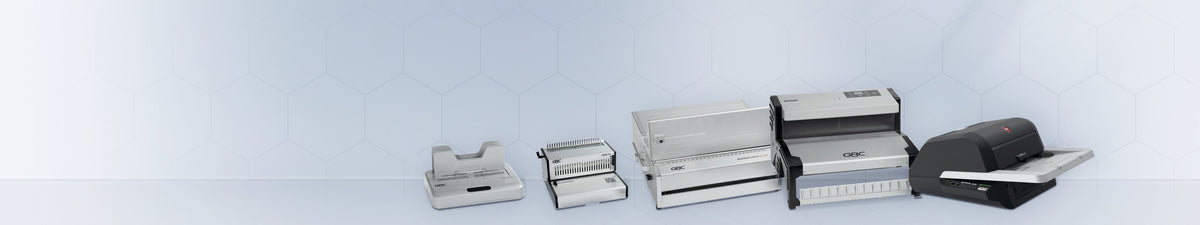 Machines GBC de reliure, de perforation et de plastification