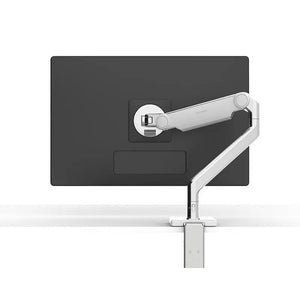 Bras support écran Humanscale M2, aluminium poli blanc, Sans technologie (NT)