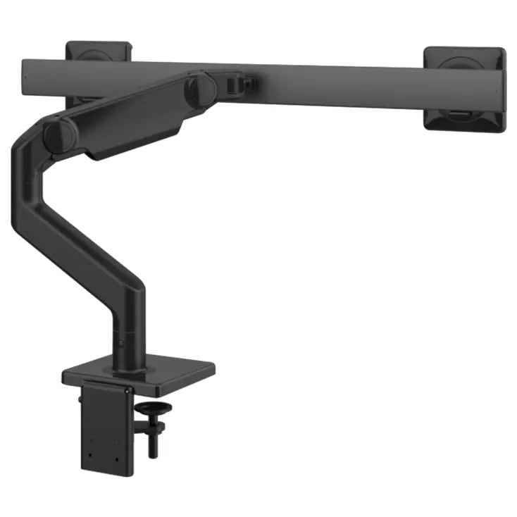 Bras Support Écran M8, noir, 2 écrans (barre transversale), Sans technologie (NT)