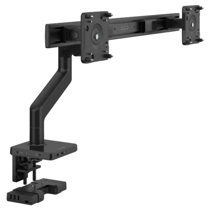 Bras Support Écran M8, noir, 2 écrans (barre transversale), M/Connect 2 (M2)