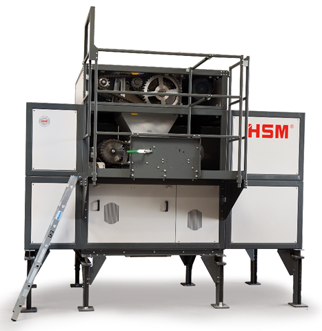 Destructeur industriel HSM TriShredder 6060, broyeur de papier, vue 3