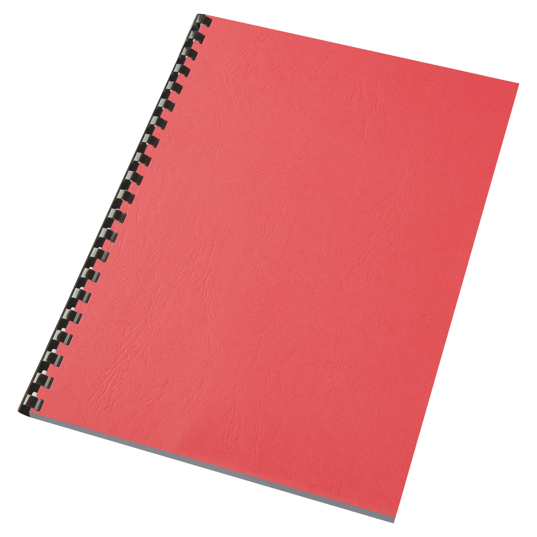 Couvertures Carton Grain Cuir, A4, rouge