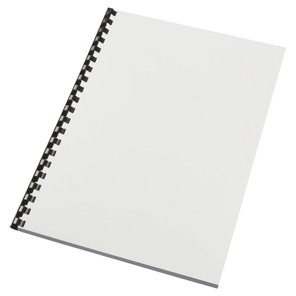 Couverture de reliure carton HiGloss GBC A4, blanc