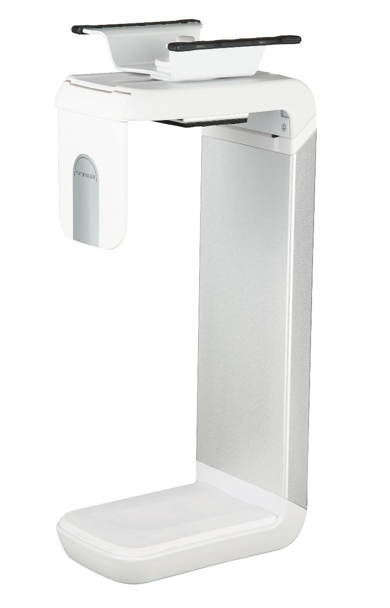 Support d'unité centrale Humanscale CPU600 et CPU200, CPU200 (unités compactes), Blanc