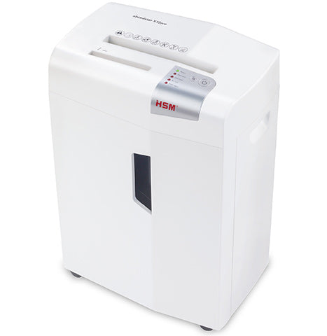Destructeur de documents HSM shredstar X12pro, broyeur de papier P-5 sur roulettes