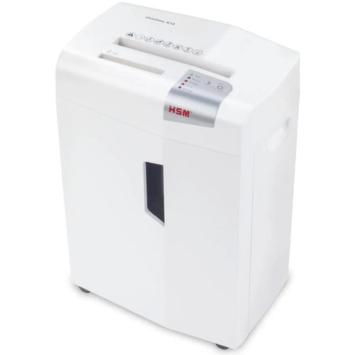 Dechiqueteuse de papiers Destructeur de documents HSM shredstar X15 - Sécurité P - 4 et Bloc de Coupe CD – équipement bureautique pro – Arboreal France