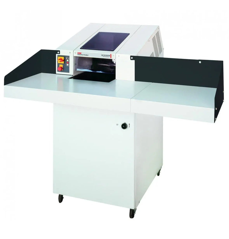 Destructeur de documents de grande capacité HSM Powerline FA 400.2 – équipement bureautique pro – Arboreal France