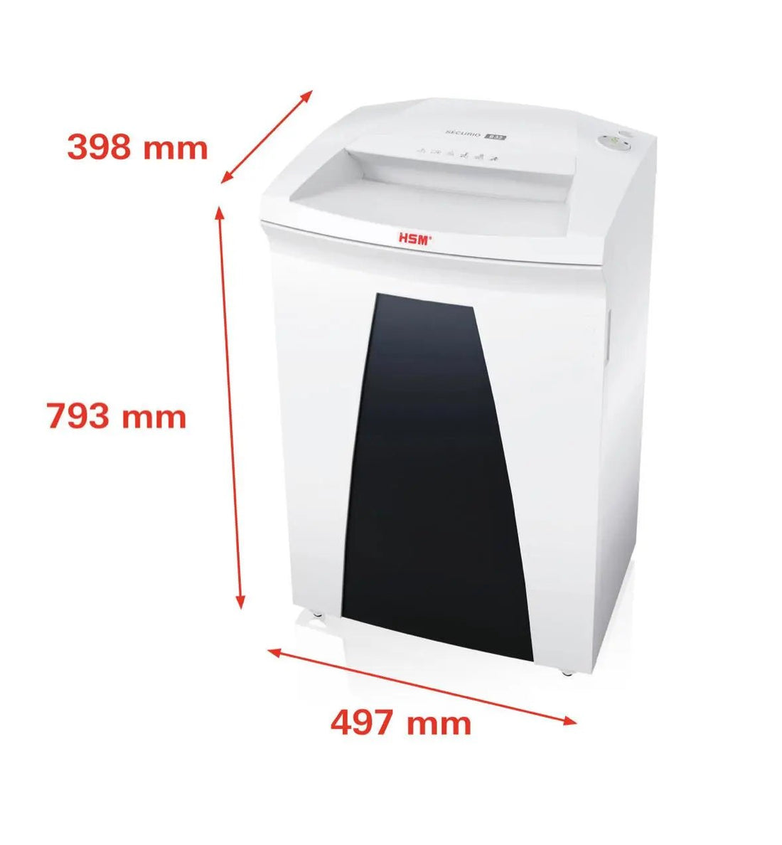 Destructeur de papier HSM SECURIO B32 – équipement bureautique pro – Arboreal France