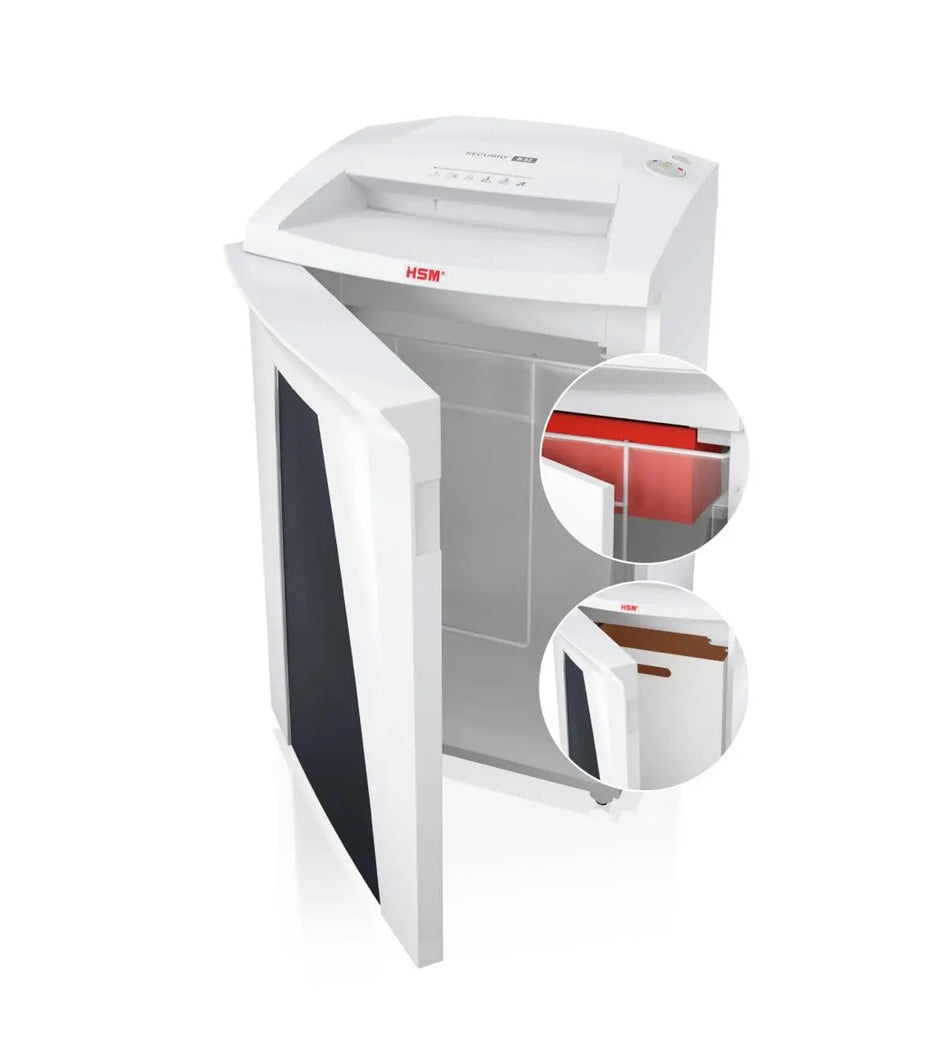 Destructeur de papier HSM SECURIO B32 – équipement bureautique pro – Arboreal France