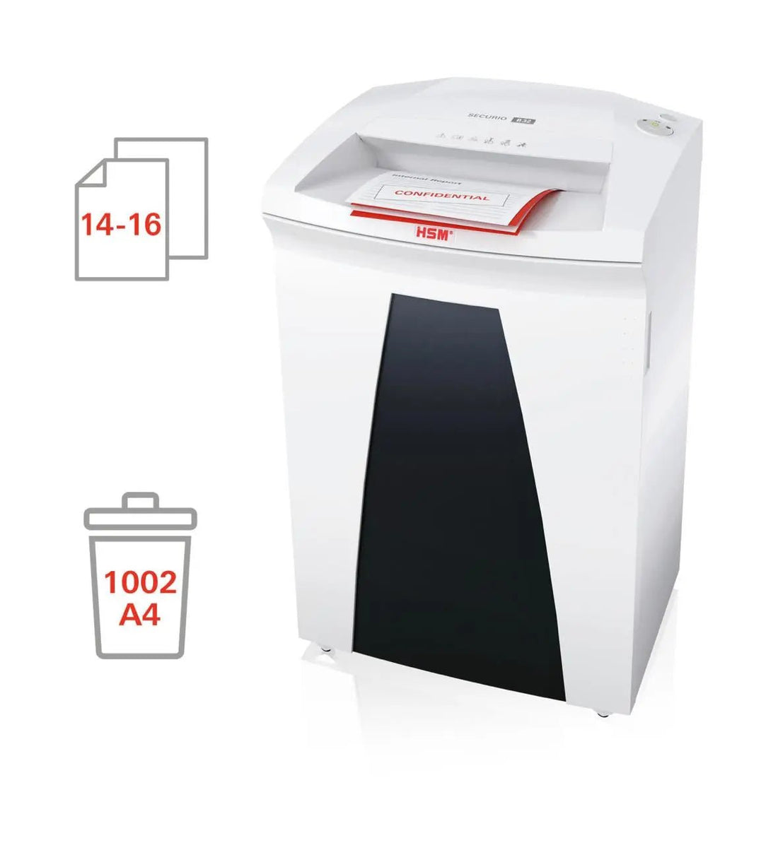 Destructeur de papier HSM SECURIO B32 – équipement bureautique pro – Arboreal France