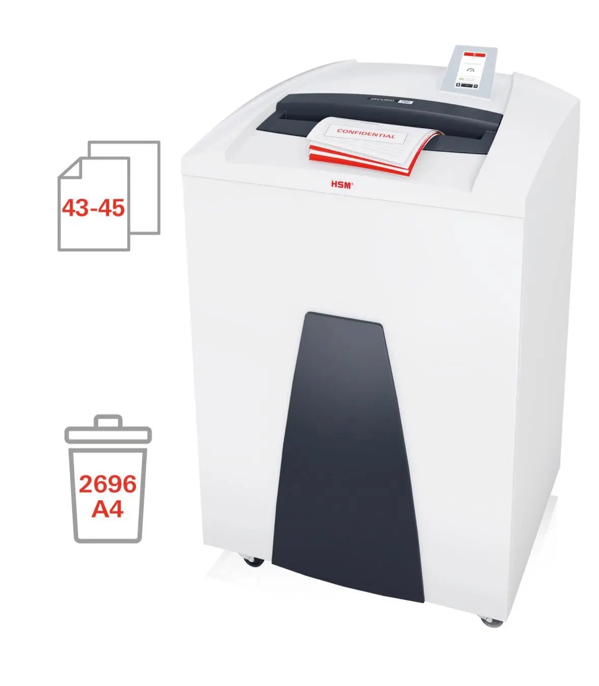 Destructeur de papier SECURIO P44i – équipement bureautique pro – Arboreal France