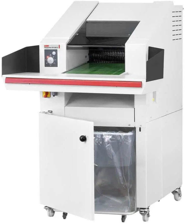 Destructeur de documents HSM Powerline FA 500.3, broyeur de papier