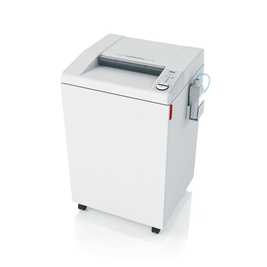 Destructeur de documents IDEAL 4005, broyeur de papier, vue de trois quarts
