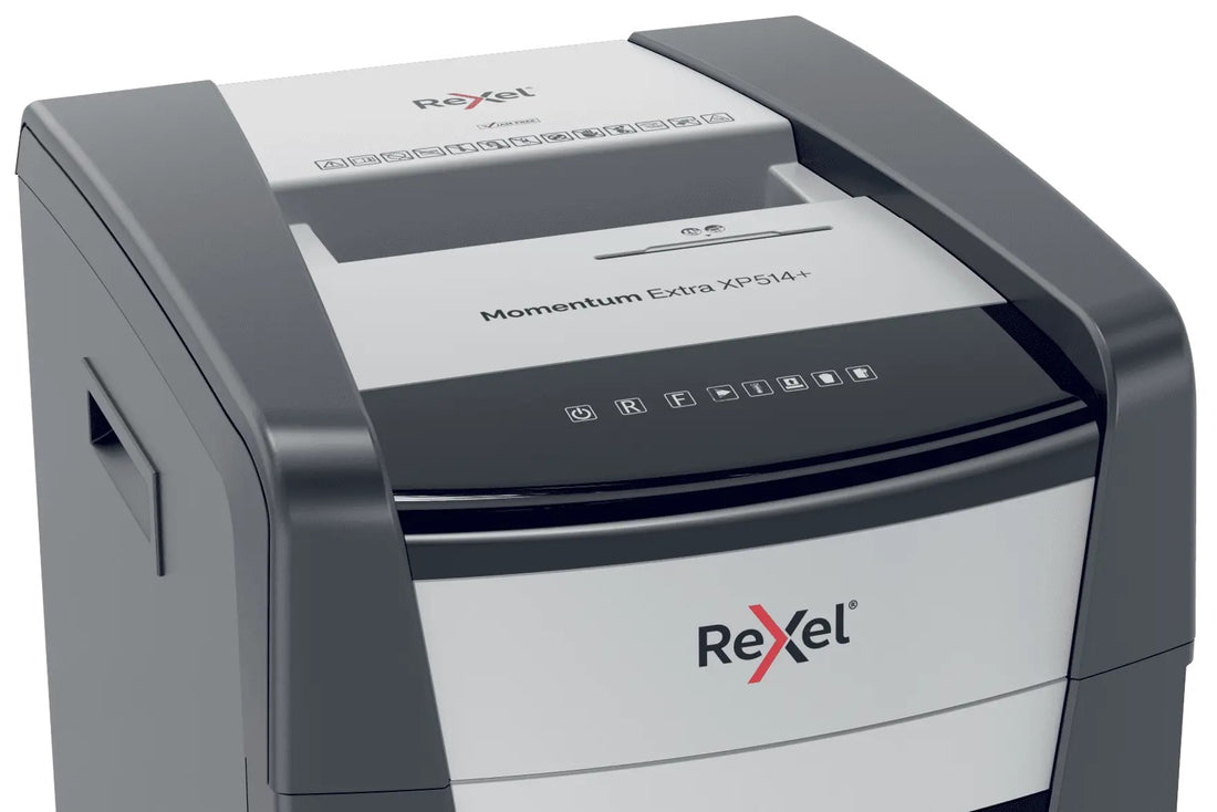Destructeur de documents Rexel Momentum Extra XP514+, broyeur de papier : panneau de commande