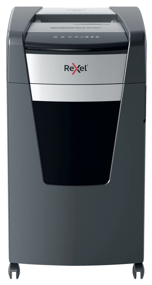 Destructeur de documents Rexel Momentum Extra XP422+, broyeur de papier : vue de face
