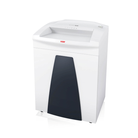Destructeur de documents HSM SECURIO B35, armoire blanche à porte anthracite