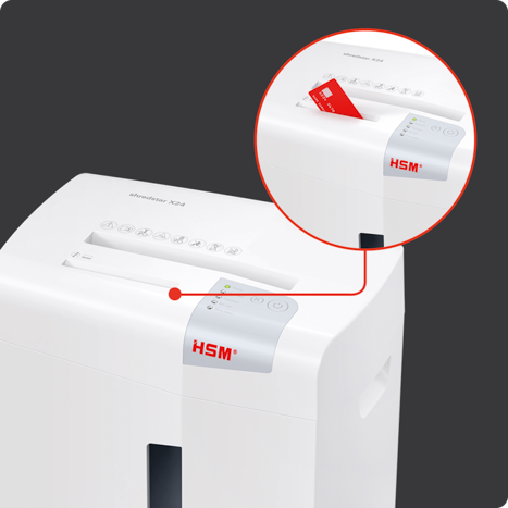 Bloc de coupe séparé du shredstar X24 pour CD, DVD et cartes