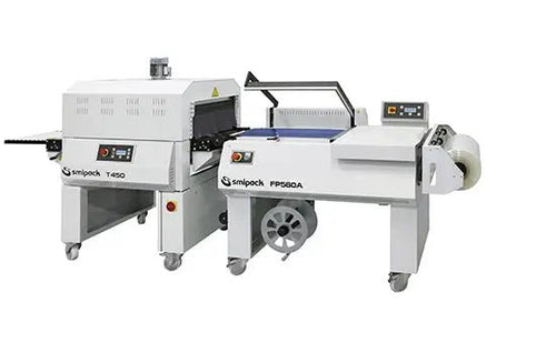 Filmeuse alimentaire FP560A en acier Inox - Machine de Conditionnement en L Semi - Automatique – équipement bureautique pro – Arboreal France