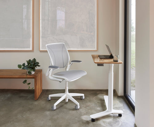 Bureau assis-debout compact Humanscale Float Mini
