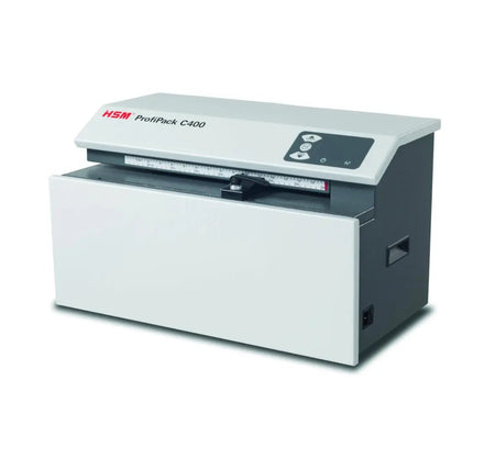 Matelasseur de carton HSM ProfiPack C400 – équipement bureautique pro – Arboreal France