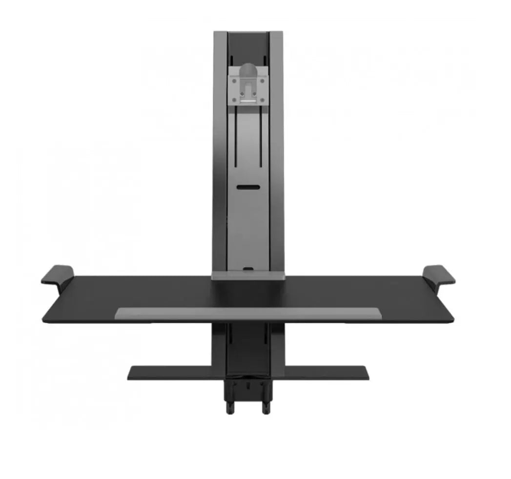 Support assis-debout Humanscale Quick Stand, noir, 1 écran, Fixation « C »