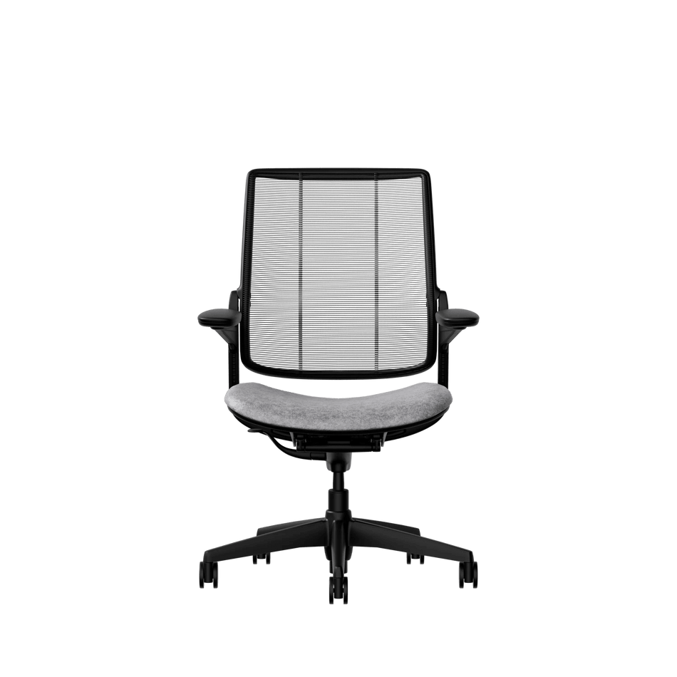 Siège Humanscale Smart Ocean noir, vue de face